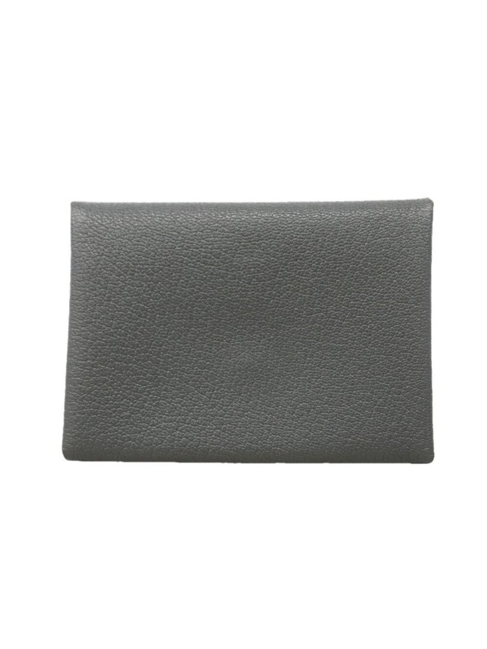 Hermes Coin Purse Calvidio Chevre Mysore Gristy Black Silver